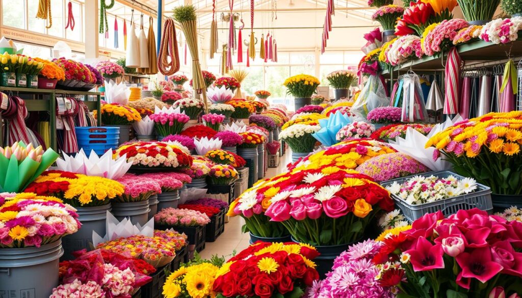 The world of wholesale flowers and supplies